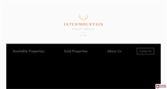 Desktop Screenshot of intermountainrealtygroup.com